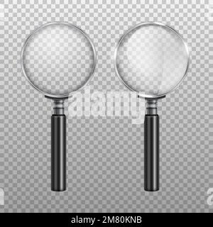 Loupe isolée sur fond transparent. Illustration vectorielle. SPE 10. Illustration de Vecteur