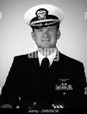 CDR Kenneth G. Johnson, USN (couvert). Pays : inconnu Banque D'Images