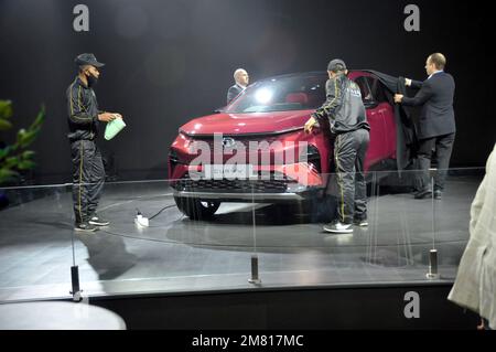 12 janvier 2023, Greater Noida Uttar Pradesh, Uttar Pradesh, Inde: Exposition de voiture Tata Curvv dans l'auto Expo 2023, ouvert au public du 13 janvier au 18 janvier 2023, (Credit image: © Ravi Batra/ZUMA Press Wire) USAGE ÉDITORIAL SEULEMENT! Non destiné À un usage commercial ! Banque D'Images