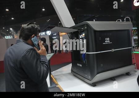 12 janvier 2023, Greater Noida Uttar Pradesh, Uttar Pradesh, Inde: Repos alimenté par Oui dans l'auto Expo 2023, ouvert au public du 13 janvier au 18 janvier 2023, (Credit image: © Ravi Batra/ZUMA Press Wire) USAGE ÉDITORIAL SEULEMENT! Non destiné À un usage commercial ! Banque D'Images