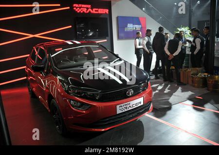 12 janvier 2023, Greater Noida Uttar Pradesh, Uttar Pradesh, Inde: Exposition de voiture Tata Altroz à l'auto Expo 2023, ouvert au public du 13 janvier au 18 janvier 2023, (Credit image: © Ravi Batra/ZUMA Press Wire) USAGE ÉDITORIAL SEULEMENT! Non destiné À un usage commercial ! Banque D'Images