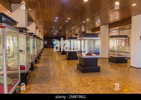 TABRIZ, IRAN - 16 JUILLET 2019 : expositions du musée de l'Azerbaïdjan à Tabriz, Iran Banque D'Images