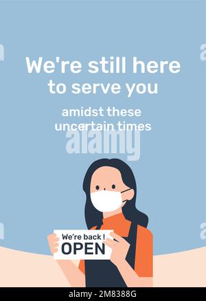 Nouveau modèle d'affiche de vecteur commercial normal Illustration de Vecteur