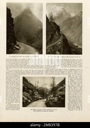 LA ROUTE DE BÉRARDE , PAR HENRY BORDEAUX.PAGE 5,1929 Banque D'Images