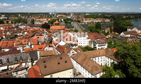 Ansicht von Konstanz mit Bodensee Banque D'Images