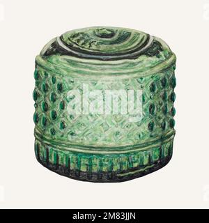 Vintage inkwell illustration vecteur, remixé de l'œuvre de Nicholas Amantea Illustration de Vecteur