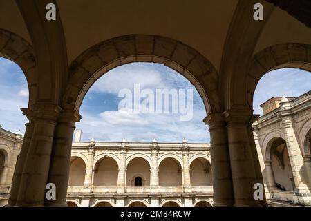 Les cloîtres de l'ancien couvent de Saint-Domingue, aujourd'hui le Musée des cultures d'Oaxaca, Oaxaca, Mexique. Banque D'Images