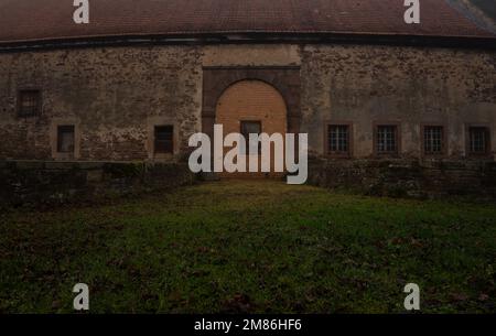 Abbaye bénédictine Corvey près de la ville allemande appelée Hoexter Banque D'Images