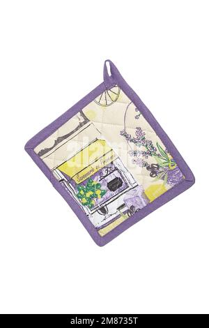 Ensemble de cuisine en tissu avec boîte à pain, gant de four, serviettes, porte-pot pour une idée de cadeau Banque D'Images