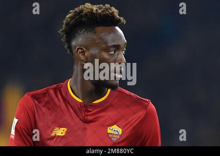 Stadio Olimpico, Rome, Italie. 12th janvier 2023. Football de coupe d'Italie; Roma contre Gênes; Tammy Abraham d'AS Roma crédit: Action plus Sports/Alamy Live News Banque D'Images