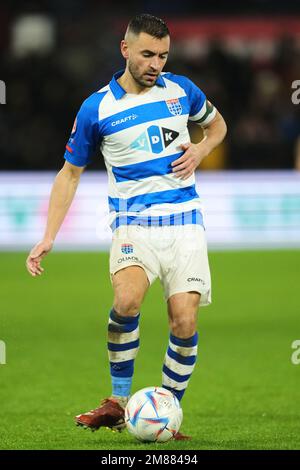 Rotterdam - 12 janvier 2023, Rotterdam - Bram van Polen de PEC Zwolle lors du match entre Feyenoord et PEC Zwolle au Stadion Feijenoord de Kuip le 12 janvier 2023 à Rotterdam, pays-Bas. (Box to Box Pictures/Yannick Verhoeven) Banque D'Images