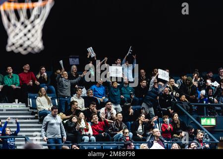 Les Lions de Londres perdent à Hapoel vegan amical tel Aviv dans un match Eurocup du groupe B à l'arène Wembley Ovo, Londres, 11 janvier 2023. copyright CaroljMoir pour l'almay Banque D'Images