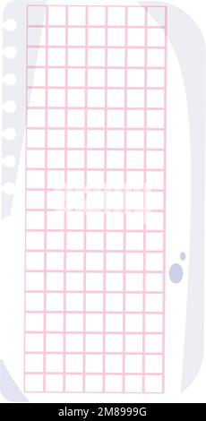 Papier isolé vide école alimentation icône Vector Illustration de Vecteur