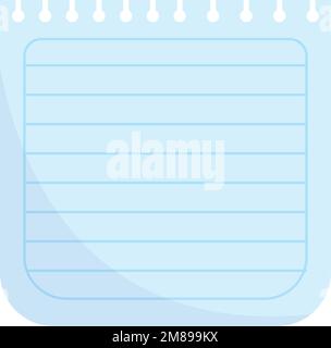 Papier isolé vide école alimentation icône Vector Illustration de Vecteur