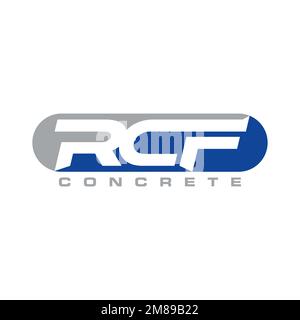 Simple lettre ou mot FCR sans serif sport police image graphique icône logo design abstrait concept vecteur stock. en conjonction avec initial ou race Illustration de Vecteur