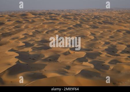 Arabie Saoudite - 12/01/2023, Paysage pendant la phase 11 du Dakar 2023 entre Shabyah et le Marathon du quartier vide, sur 12 janvier 2023 dans le Marathon du quartier vide, Arabie Saoudite - photo: Eric Vargiolu/DPPI/LiveMedia Banque D'Images