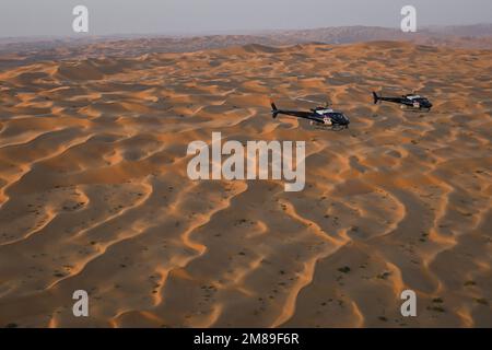 Arabie Saoudite - 12/01/2023, Paysage pendant la phase 11 du Dakar 2023 entre Shabyah et le Marathon du quartier vide, sur 12 janvier 2023 dans le Marathon du quartier vide, Arabie Saoudite - photo: Eric Vargiolu/DPPI/LiveMedia Banque D'Images