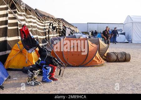 Arabie Saoudite - 12/01/2023, ambiance pendant la phase 11 du Dakar 2023 entre Shabyah et le Marathon du quartier vide, sur 12 janvier 2023 dans le Marathon du quartier vide, Arabie Saoudite - photo: Julien Delfosse/DPPI/LiveMedia Banque D'Images