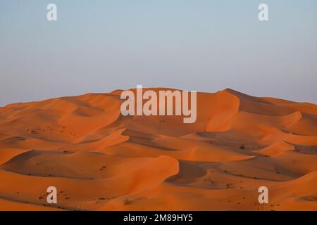 Arabie Saoudite - 12/01/2023, les dunes lors de la phase 11 du Dakar 2023 entre Shabyah et le Marathon du quartier vide, sur 12 janvier 2023 dans le Marathon du quartier vide, Arabie Saoudite - photo: FR..d..ric le Floc...h/DPPI/LiveMedia Banque D'Images