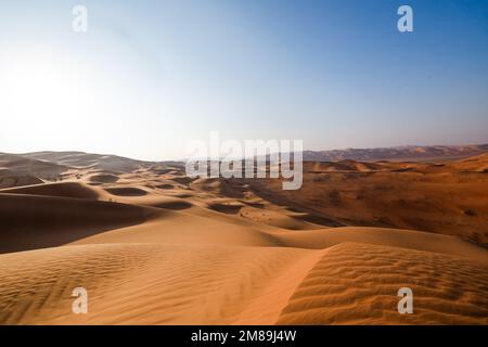 Arabie Saoudite - 12/01/2023, les dunes pendant la phase 11 du Dakar 2023 entre Shabyah et le Marathon du quartier vide, sur 12 janvier 2023 dans le Marathon du quartier vide, Arabie Saoudite - photo: FR..d..ric le Floc...h/DPPI/LiveMedia Banque D'Images