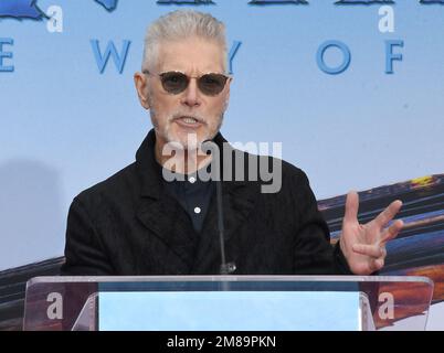 Los Angeles, États-Unis. 12th janvier 2023. Stephen Lang lors de la cérémonie de présentation des mains de Jon Landau et de James Cameron qui s'est tenue au TCL Chinese Theatre à Hollywood, Californie, jeudi, ?12 janvier 2023. (Photo par Sthanlee B. Mirador/Sipa USA) crédit: SIPA USA/Alay Live News Banque D'Images