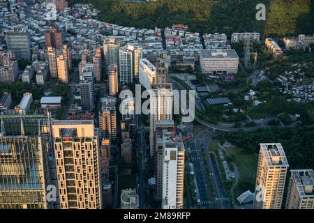 Vue panoramique sur Taipei Banque D'Images