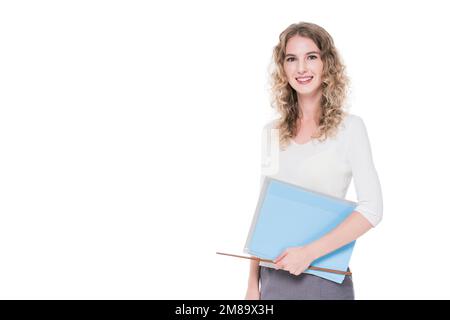 Les femmes professeurs de l'étranger sont heureuses Banque D'Images