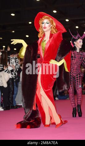 La photo doit être créditée ©Alpha Press 078237 06/01/2023 Farida Kant à RuPaul DragCon UK tenu à Excel London. Banque D'Images