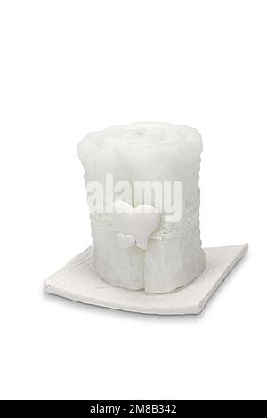 Parfumeur en plâtre, bougie et liquide pour penderies, commodes. Bouteilles en verre, parfumeur suspendu en bois, guirlande parfumée Banque D'Images