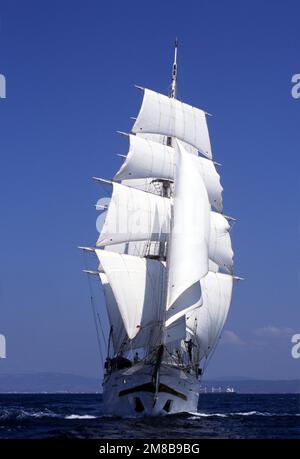 Barque indienne DANS Tarangini, baie du Bengale, 1997 Banque D'Images