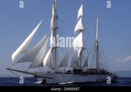 Barque indienne DANS Tarangini, baie du Bengale, 1997 Banque D'Images