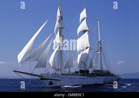 Barque indienne DANS Tarangini, baie du Bengale, 1997 Banque D'Images