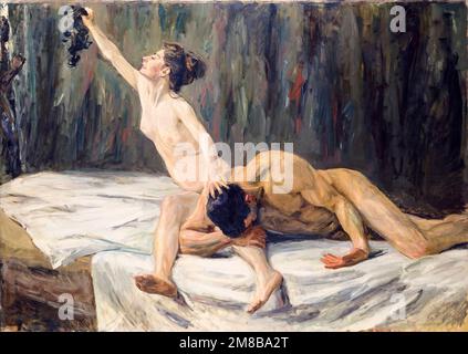 Samson et Delilah, peinture à l'huile sur toile par Max Liebermann, 1902 Banque D'Images