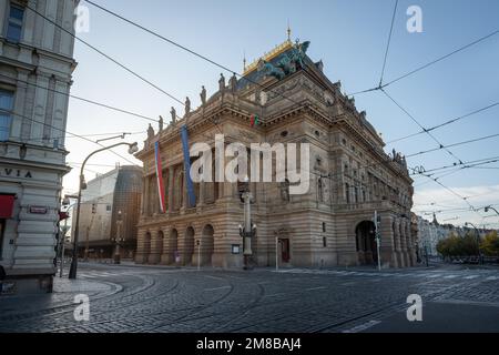 Théâtre national - Prague, République tchèque Banque D'Images