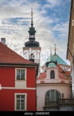 St. Cathédrale de Clément à Klementinum - Prague, République tchèque Banque D'Images