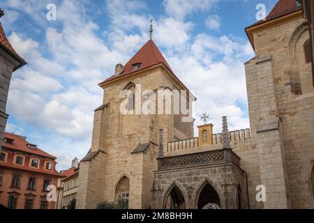 Église de la Vierge Marie sous la chaîne - Prague, République tchèque Banque D'Images