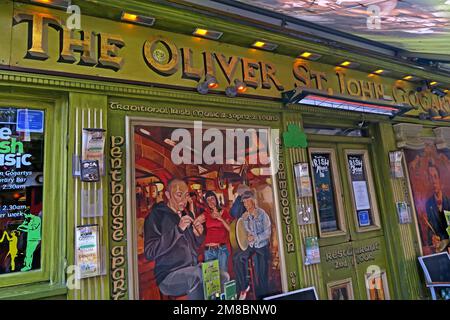 Oliver St. Bar John Gogartys, au coeur de Temple Bar, Dublin, Eire, Irlande - 18-21 Anglesea St, Temple Bar, Dublin 2, D02 RX38 Banque D'Images