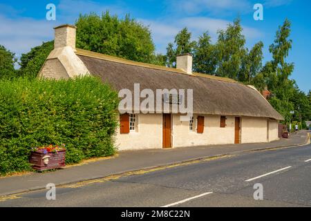 Lieu de naissance de Robert Burns connu sous le nom de Burns Cottage Alloway Ayrshire Scotland. Banque D'Images