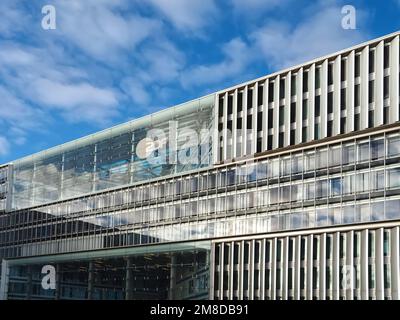 Construction de la station de télévision allemande ZDF à Hambourg en Allemagne Banque D'Images