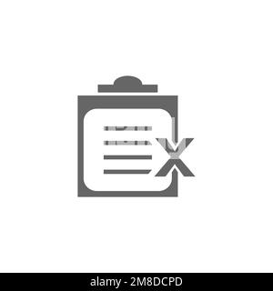 Icônes du journal des erreurs, ressources graphiques communes, illustrations vectorielles. Illustration de Vecteur