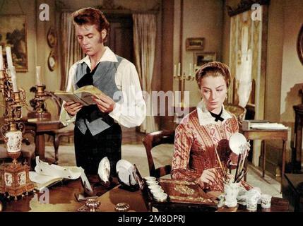 SONG WITHOUT END 1960 Columbia Pictures film avec Dirk Bogarde comme Franz List et Capucine comme princesse Carolyne Banque D'Images