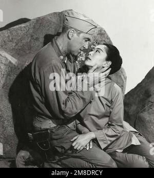 THE MOUNTAIN ROAD 1960 Columbia Pictures film avec James Stewart et Lisa lu Banque D'Images