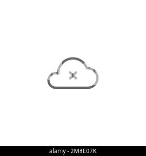 Icônes d'erreur de serveur, ressources graphiques communes, illustrations vectorielles. Illustration de Vecteur