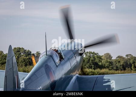Supermarine Spitfire PR.XI 'PL983', Old Warden Airfield, Biggleswade, Bedfordshire, Royaume-Uni Banque D'Images