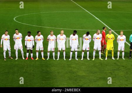 MUNICH, Allemagne. , . L'équipe de FcSalzburg, # 18, Philipp KÖHN, KOEHN, # 2, Ignace Van Der BREMPT, n° 5, Jerome ONGUENE, n° 8, Dijon KAMERI, # 13, Nicolas SEIWALD, # 20, Sekou KOITA, # 21, Luka SUCIC, n° 30, Benjamin SESKO, n° 31, Strahinja PAVLOVIC, # 34 Raphael HOFER, # 95, BERNARDO, Credit: SPP Sport Press photo. /Alamy Live News Banque D'Images