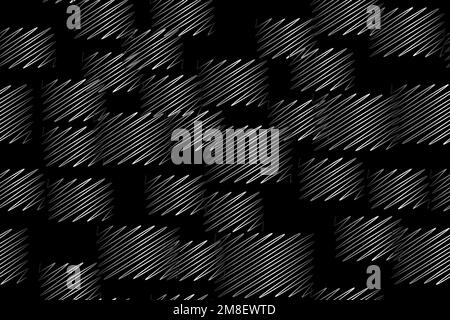 Motif fluide en spirale argenté abstrait sur noir Illustration de Vecteur