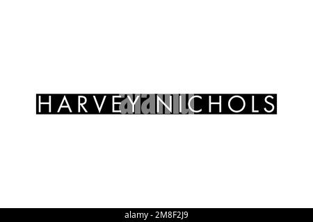 Harvey Nichols, logo, fond blanc Banque D'Images