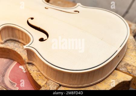 fabrication de violon Banque D'Images