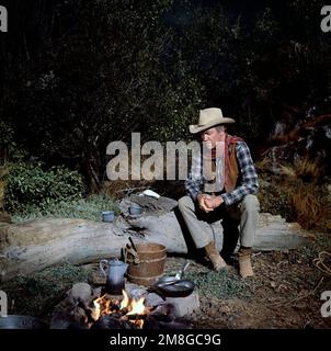 JAMES STEWART dans LA RACE RARE (1966), dirigé par ANDREW V. MCLAGLEN. Crédit : PHOTOS / Album UNIVERSEL Banque D'Images