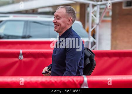 Nottingham, Royaume-Uni. 14th janvier 2023. Steve Cooper, directeur de Nottingham Forest, arrive devant le Premier League Match Nottingham Forest vs Leicester City à City Ground, Nottingham, Royaume-Uni, 14th janvier 2023 (photo de Ritchie Sumpter/News Images) à Nottingham, Royaume-Uni le 1/14/2023. (Photo de Ritchie Sumpter/News Images/Sipa USA) crédit: SIPA USA/Alay Live News Banque D'Images